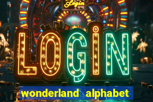 wonderland alphabet comic studio